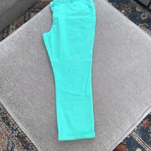 Turquoise khaki pants 40 x 30